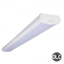  L925448WH048C6 - 120-277V 4-Foot Linkable LED Wraparound Light Fixtue with Polycarbonate Lens DLC