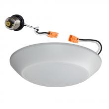  RL-C561WH - 5"/6" AC LED Surface or Recessed Disk Light - in White Finish, Dimmable
