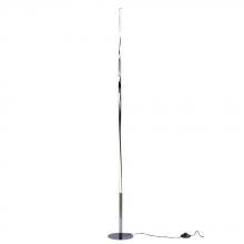  L519706CH - LED Twisted Floor Lamp with foot switch - in Polished Chrome finish with Acrylic Lens (non-dimmable)
