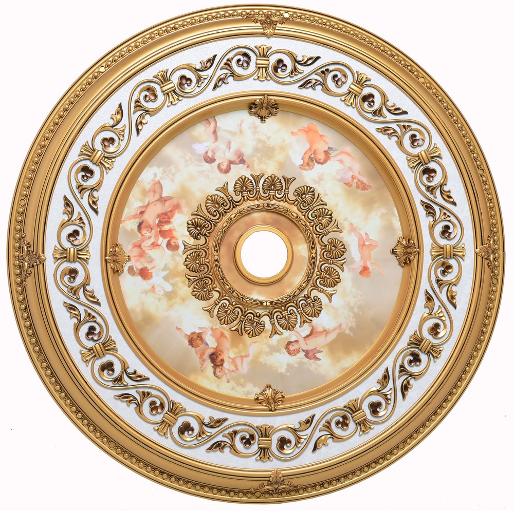 43 In Ceiling Medallion In French Gold Hqtch The