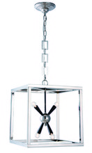  1510D16PN - Lexy 4 light polished Nickel and Flat Black Pendant
