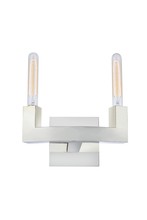  1525W11PN - Corsica 2 light polished Nickel Wall Sconce