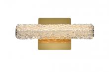  3800W12SG - Bowen 12 Inch Adjustable LED Wall Sconce in Satin Gold