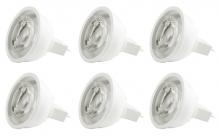  MR16LED103-6PK - LED Mr16 Light Bulb Gu5.3 6.5w 12v Lm500 3000k Dim 40 Degree, Cri80, ETL, 25000hrs, Lm500, Dimmable
