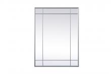  MR3A3040SIL - French Panel Wall Mirror 30x40 Inch in Silver