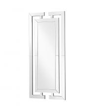  MR9146 - Sparkle 21 In. Contemporary Rectangle Mirror in Clear