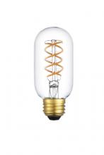  T14LED102-6PK - LED Decorative Helix Vertical 2200k Nostaligic Filament 6 Watts 330 Lumens T14 Light Bulb