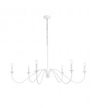  LD5056D54WH - Rohan 54 Inch Chandelier in White