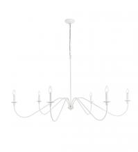  LD5056D60WH - Rohan 60 Inch Chandelier in White
