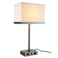  TL3011 - Brio Collection 1-Light Vintage Nickel Finish Table Lamp