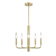  DVP44025MF+PSB - Olivia 5 Light Chandelier