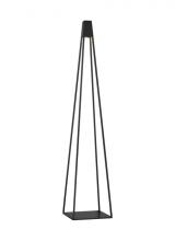  SLOFL10927BK - The Apex Outdoor 1-Light Wet Rated Integrated Dimmable LED X-Large Floor Lamp in Black