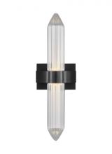  700BCLGSN23PZ-LED927 - Modern Langston Dimmable LED Medium Bath Sconce Light in a Plated Dark Bronze Finish