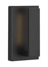  700OWNTE9B-LED930 - The Nate 9 1-Light Wet Rated Integrated Dimmable LED Outdoor Wall Sconce in Black