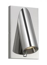  700WSPNT5N-LED930 - The Ponte 5-inch Damp Rated 1-Light Integrated Dimmable LED Wall Sconce in Polished Nickel