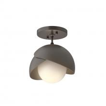  121377-SKT-14-07-GG0711 - Brooklyn 1-Light Double Shade Semi-Flush