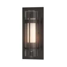 305896-SKT-14-ZS0654 - Torch  Seeded Glass Small Outdoor Sconce