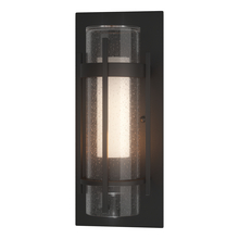  305896-SKT-80-ZS0654 - Torch  Seeded Glass Small Outdoor Sconce