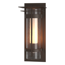  305997-SKT-75-ZS0655 - Torch  Seeded Glass with Top Plate Outdoor Sconce