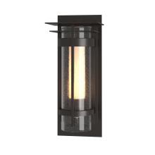  305998-SKT-14-ZS0656 - Torch  Seeded Glass with Top Plate Large Outdoor Sconce
