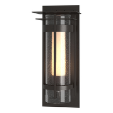  305998-SKT-14-ZS0656 - Torch  Seeded Glass with Top Plate Large Outdoor Sconce