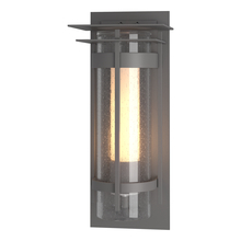 305998-SKT-78-ZS0656 - Torch  Seeded Glass with Top Plate Large Outdoor Sconce