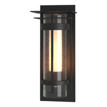  305998-SKT-80-ZS0656 - Torch  Seeded Glass with Top Plate Large Outdoor Sconce