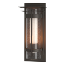  305999-SKT-77-ZS0664 - Torch  Seeded Glass XL Outdoor Sconce with Top Plate