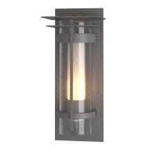  305999-SKT-78-ZS0664 - Torch  Seeded Glass XL Outdoor Sconce with Top Plate