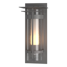  305999-SKT-78-ZS0664 - Torch  Seeded Glass XL Outdoor Sconce with Top Plate