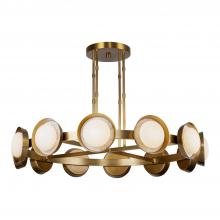  CH320050VB - Alonso 50-in Vintage Brass LED Chandeliers