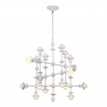  CH328129AW - Cadence 29-in Antique White 18 Lights Chandeliers