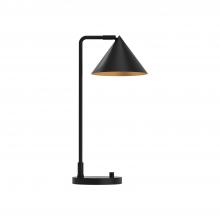  TL485020MB - Remy 20-in Matte Black 1 Light Table Lamp