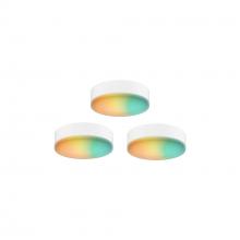  SM-UPK3 - Smart RGB - CCT LED Under Cabinet 3 Pack Puck Light Set