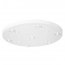  AC5017/WH - Nova - 7 Port Round Canopy In White