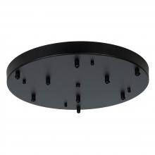  AC5019/BK - Nova - 9 Port Round Canopy In Black