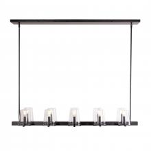  LP6750/BK - Cleo - 10 Light Linear Pendant in Black