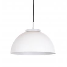  PD8811/WHWH - Hana - LED White Pendant with White Metal Shade