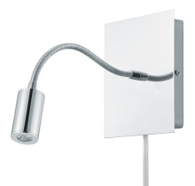 Eglo Canada 204636A - 1 LT LED Wall Light w/ Chrome Finish & Gooseneck Adjustable Lamp Head