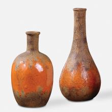  19825 - Uttermost Kadam Ceramic Vases S/2