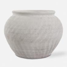  18103 - Uttermost Floreana Round White Vase