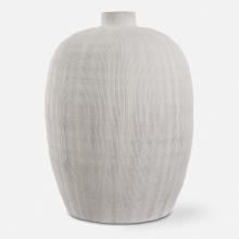  18104 - Uttermost Floreana Medium White Vase