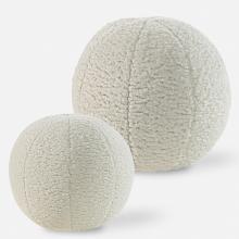  64048 - Uttermost Capra Ball Sheepskin Pillows, S/2