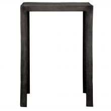  22963 - Uttermost in The Groove Aluminum Accent Table