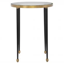  22965 - Uttermost Stiletto Antique Gold Side Table