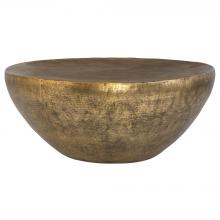  22990 - Uttermost Gilded Dome Gold Coffee Table
