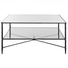  22985 - Uttermost Henzler Mirrored Steel Coffee Table