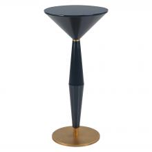 24007 - Uttermost Luster Navy Blue Accent Table