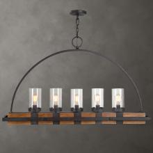  21328 - Uttermost Atwood 5 Light Rustic Linear Chandelier