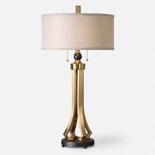  26631-1 - Uttermost Selvino Brushed Brass Table Lamp